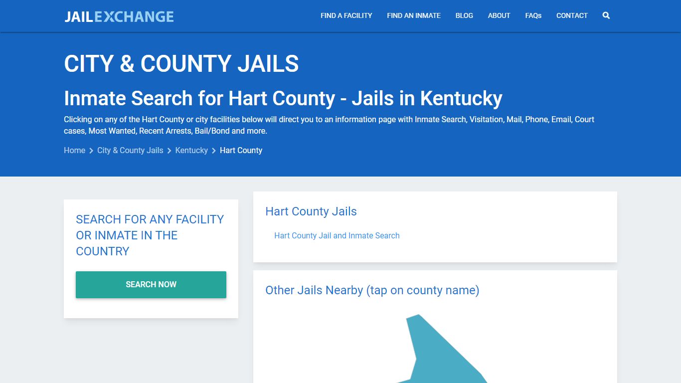 Inmate Search for Hart County | Jails in Kentucky - Jail Exchange
